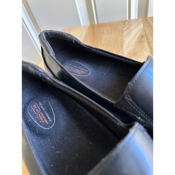 Safe T Step Womens Slip On Low Top Loafer Black Size 6.5W / Eur 38 Sku 2795 - Picture 7 of 16